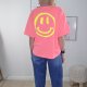 Halbarm Frottee Shirt Smile- One Size
