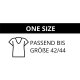 Halbarm Frottee Shirt Smile- One Size