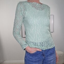 Longsleeve Lace Lover- One Size Salbei