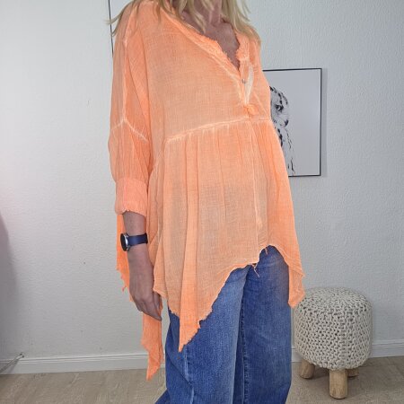 Asymmetrische Tunika Cala- One Size Orange