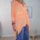 Asymmetrische Tunika Cala- One Size Orange