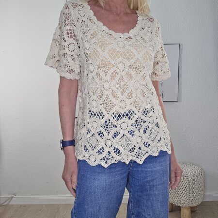 Makramee Shirt Janis- One Size