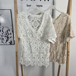 Makramee Shirt Janis- One Size