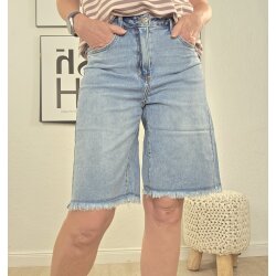 Fransen Denim Bermuda Jorts