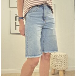 Fransen Denim Bermuda Jorts