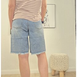 Fransen Denim Bermuda Jorts