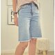 Fransen Denim Bermuda Jorts