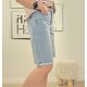 Fransen Denim Bermuda Jorts