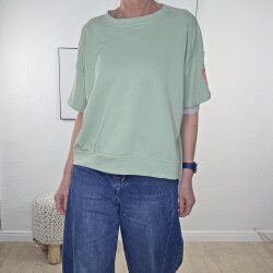 Halbarm Frottee Shirt Never- One Size