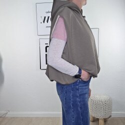 Weste mit Kapuze- One Size