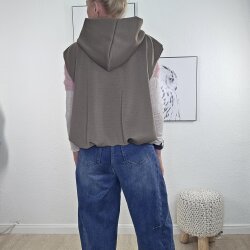 Weste mit Kapuze- One Size