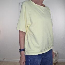 Halbarm Frottee Shirt Never- One Size