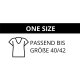 Halbarm Frottee Shirt Never- One Size