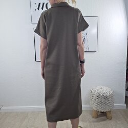 Sweat Kleid Polo- One Size