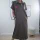 Sweat Kleid Polo- One Size