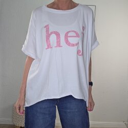 Oversized Vokuhila Shirt Hej-One Size