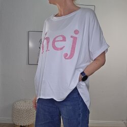 Oversized Vokuhila Shirt Hej-One Size