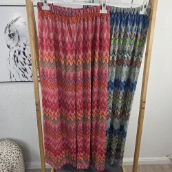 Leichte Schlupfhose Chevron -One Size