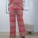 Leichte Schlupfhose Chevron -One Size