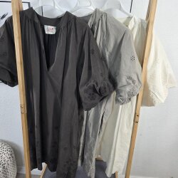 Kleid mit Puffärmeln- One Size