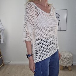 Lochstrick Pulli Nora- One Size