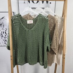 Lochstrick Pulli - One Size