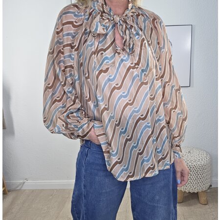 Schluppen Bluse Wave- One Size