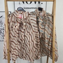 Schluppen Bluse Wave- One Size