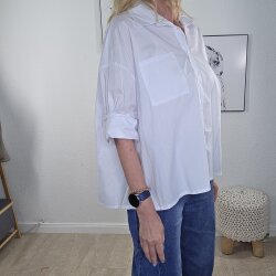 Vokuhila Bluse Plea- One Size