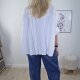 Vokuhila Bluse Plea- One Size