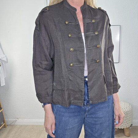 Leinen Jacke - One Size