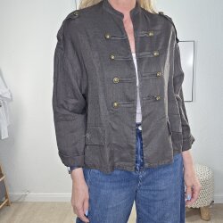 Leinen Jacke Becca- One Size