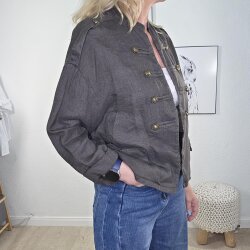 Leinen Jacke - One Size