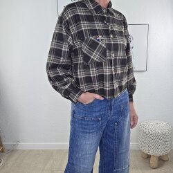Kurzes Shacket Check- One Size