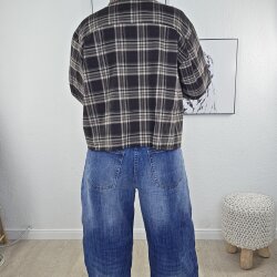 Kurzes Shacket Check- One Size