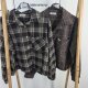 Kurzes Shacket Check- One Size