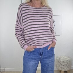 Strick Pulli Shorty Stripe- One Size