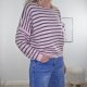 Strick Pulli Shorty Stripe- One Size