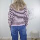 Strick Pulli Shorty Stripe- One Size