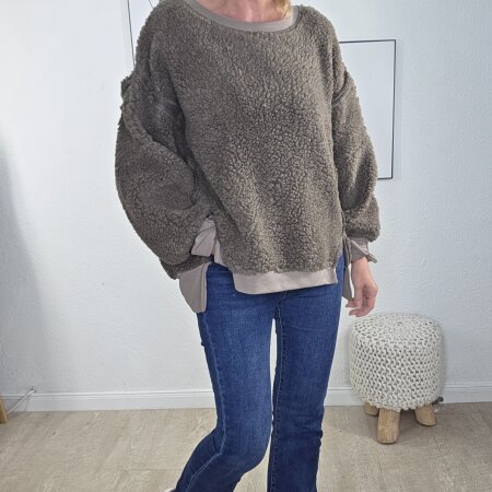 Maxi Sweater Teddy- One Size
