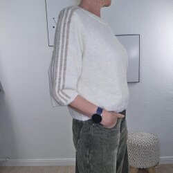 Strickpulli Streifen- One Size