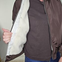 Blouson Bomberjacke mit Teddyfutter