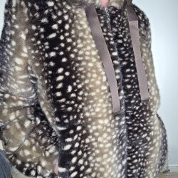 Fake fur Blouson Fawn- One size