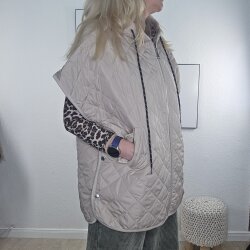 Lange Steppweste Dina- One Size