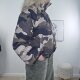 Kurze Steppjacke Animal Print oder Camouflage- One Size