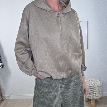 Jacke Bomba Velours- One Size