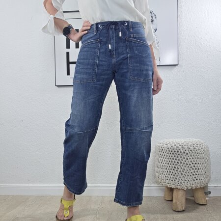 S.Woman Relaxed Jeans mit Bindeband