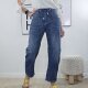 S.Woman Relaxed Jeans mit Bindeband