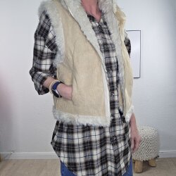 Fake Fur Wende Weste