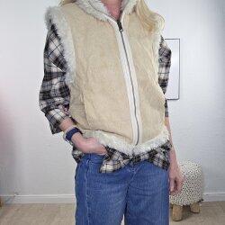 Fake Fur Wende Weste